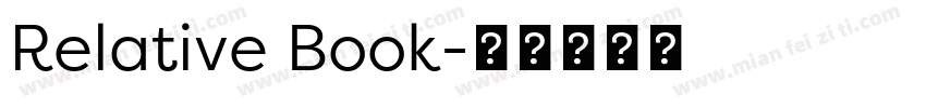 Relative Book字体转换